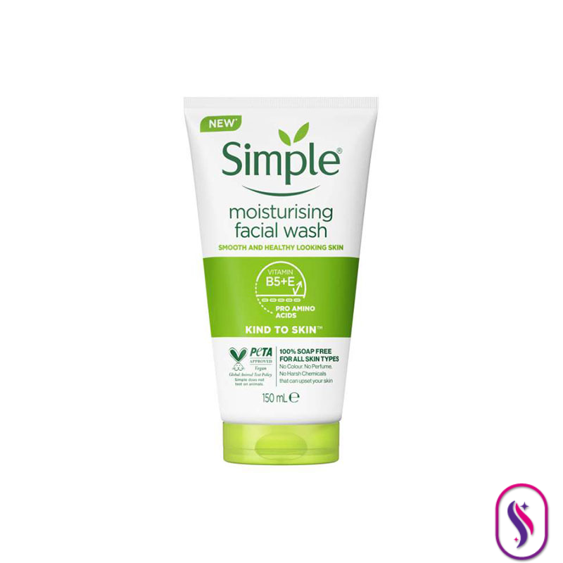 SIMPLE KIND TO SKIN MOISTURIZING FACE WASH 150ml