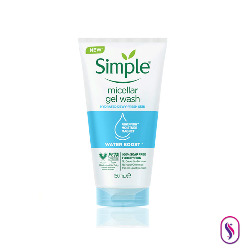 SIMPLE WATER BOOST MICELLAR FACIAL GEL WASH 150ML