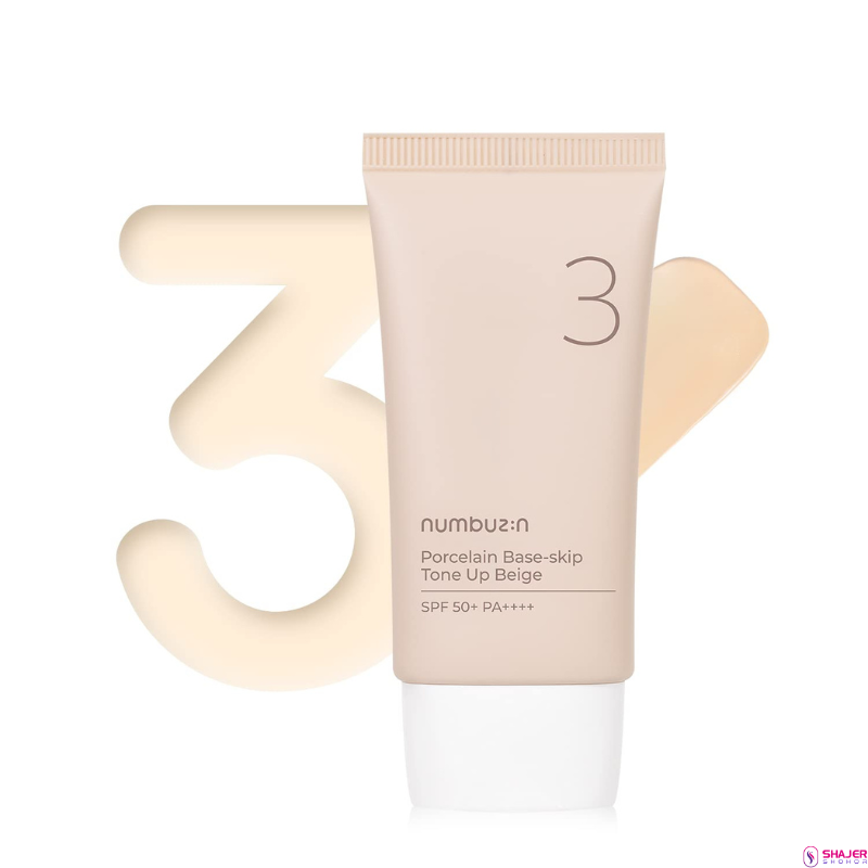 numbuzin No.3 Porcelain Base-skip Tone Up Beige 50ml