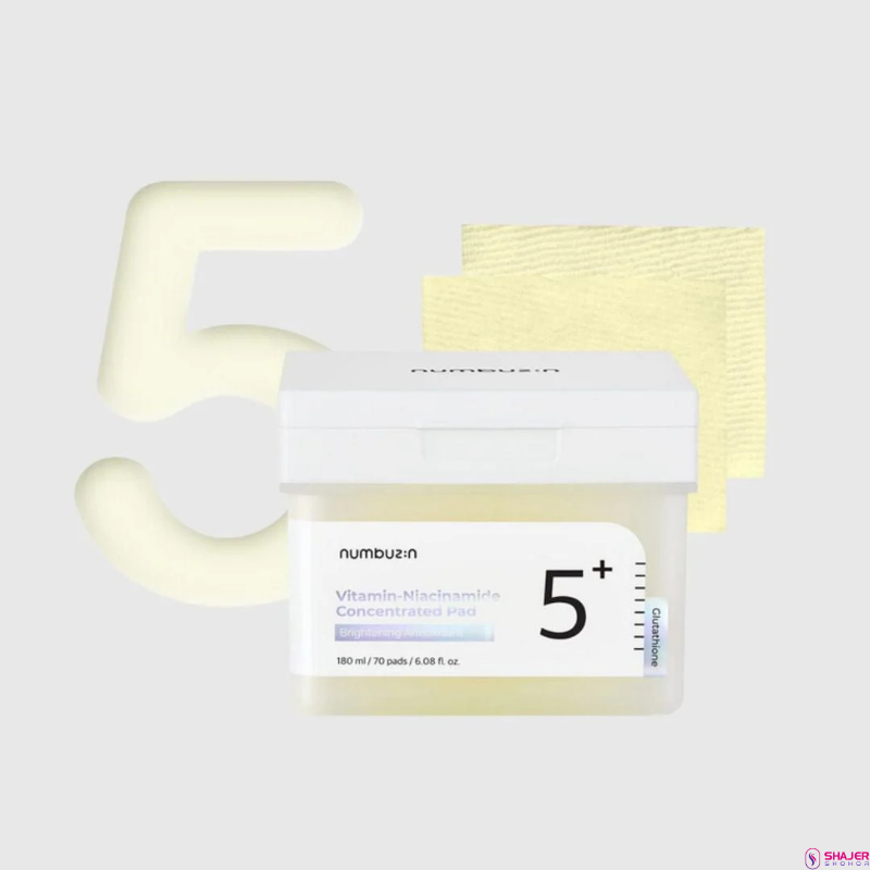 numbuzin No.5+ Niacinamide Concentrated Toner Pad