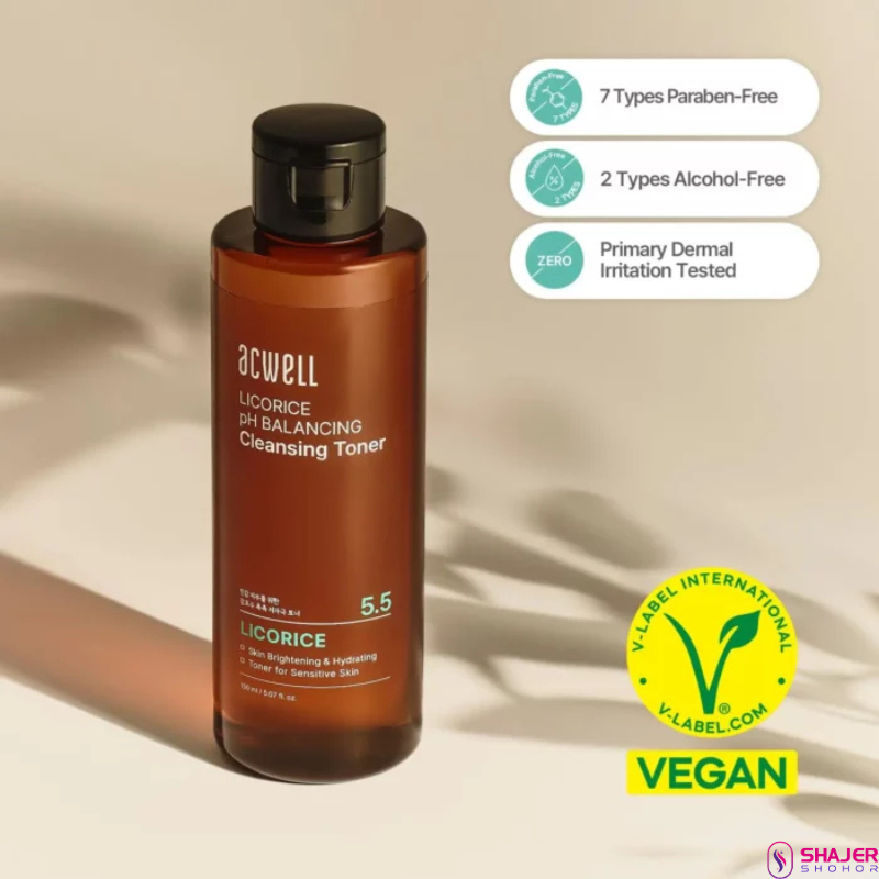 ACWELL LICORICE PH BALANCING CLEANSING TONER 150 ML