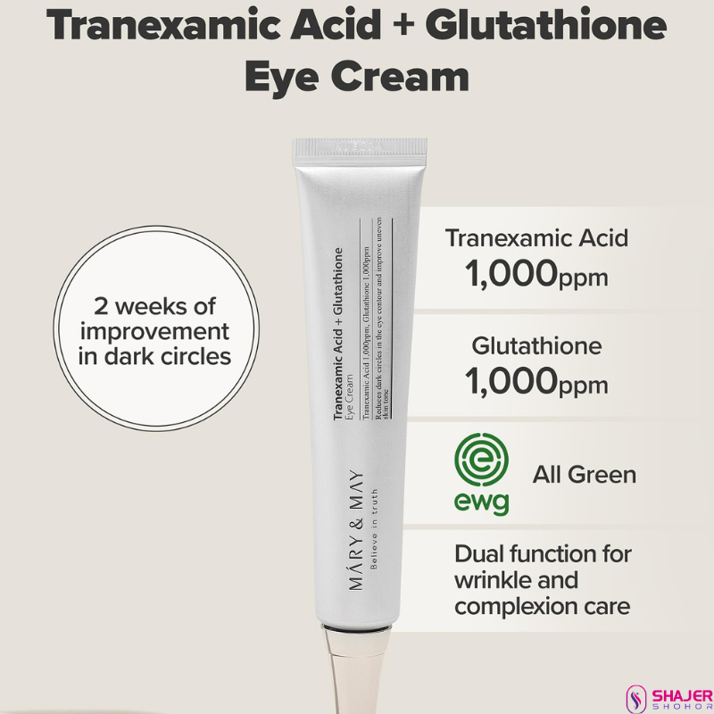 Mary & May Tranexamic Acid + Glutathione Eye Cream Miniature (12g)